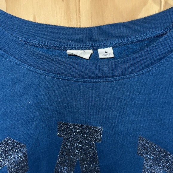 GAP  Blue Glitter Sweatshirt - Picture 4 of 5